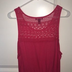 Gap dress with knit details
